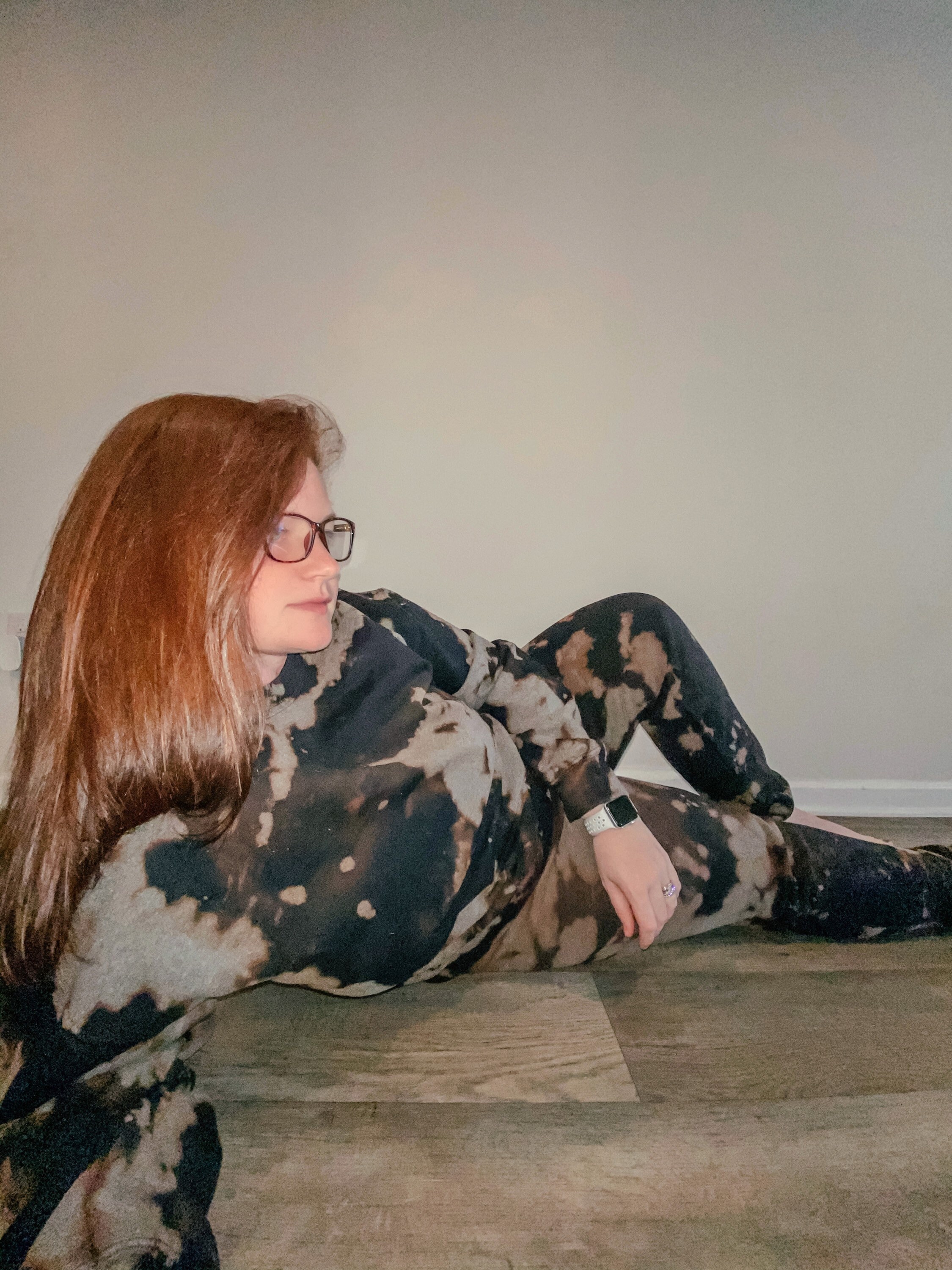 bleached sweatpants