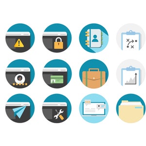 Custom Powerpoint-specific Recolorable Icons - Office Icons, Powerpoint ...