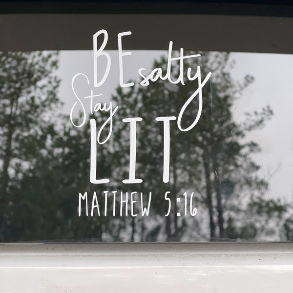 Bible Verse Decal Etsy