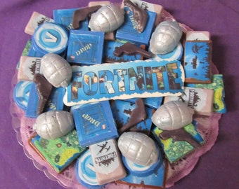 video fortnite fighting grenade chocolate candy tray - fortnite schokolade