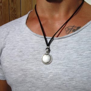 Personalized Gifts for Men – Necklace for Men Pendant Necklace Custom Handmade Jewelry Gift for Him