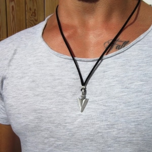 Personalized Gifts for Men – Necklace for Men Pendant Necklace Custom Handmade Jewelry Gift for Him