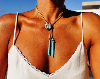 Bohemian Y lariat necklace • Couples Boho necklace • Best Selling Items Gift for Her • Necklaces for Women • Personalized Jewelry gifts