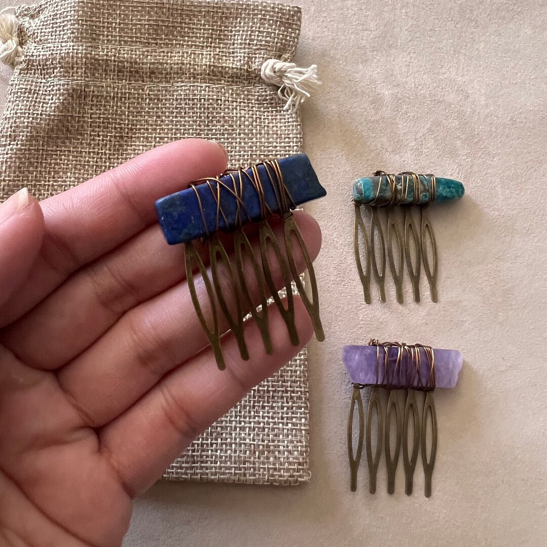 Set of 3 Small Hair Comb Hair Pins Hair Accessory Etsy