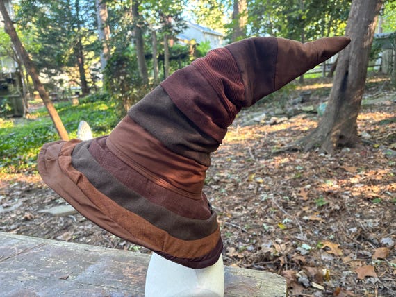 Custom Brown wizard hat