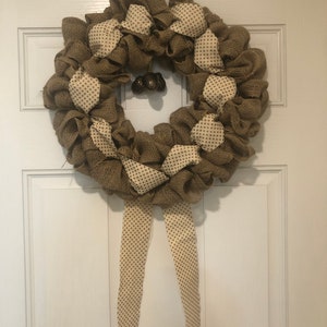 Burlap Wreath