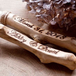 Cake knife set/Rustic cake server/ Wood Wedding knife/ Wedding cake set/ Rustic wedding Personalized server/ Driftwood wood/ Wedding gift image 10