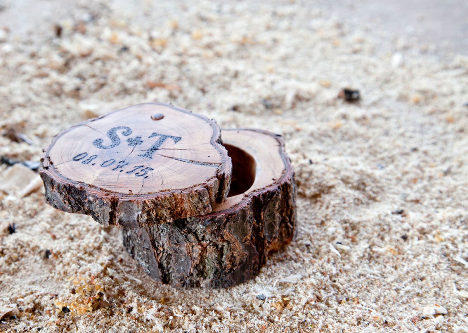 Wedding Ring Boxwood Anniversary Gifcustom Ring Etsy