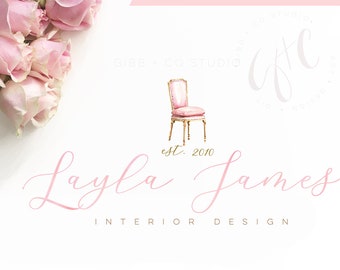 Items Similar To Interior Design Logo Affordable Branding Home