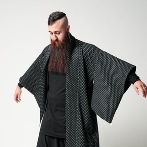 Winter Haori Kimono Jacket for Men, Quilt Haori Coat, gender-neutral coat image 2