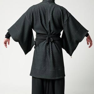 Winter Haori Kimono Jacket for Men, Quilt Haori Coat, gender-neutral coat image 9