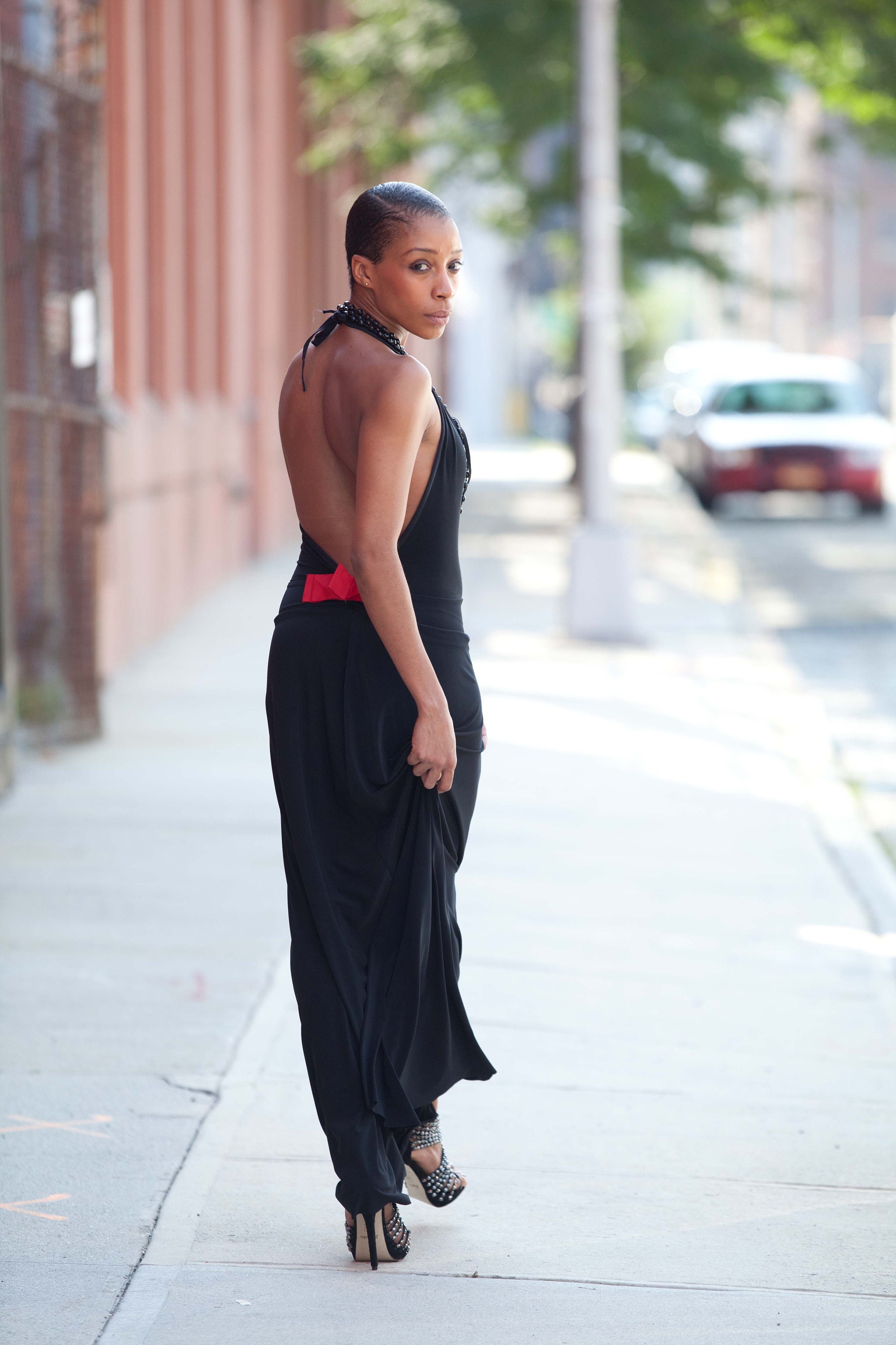 sweater dress backless Tied Backless Long Sleeve Sweater Dress – Broadway & Arthur Boutique