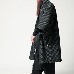 Winter Haori Kimono Jacket for Men, Quilt Haori Coat, gender-neutral coat image 3