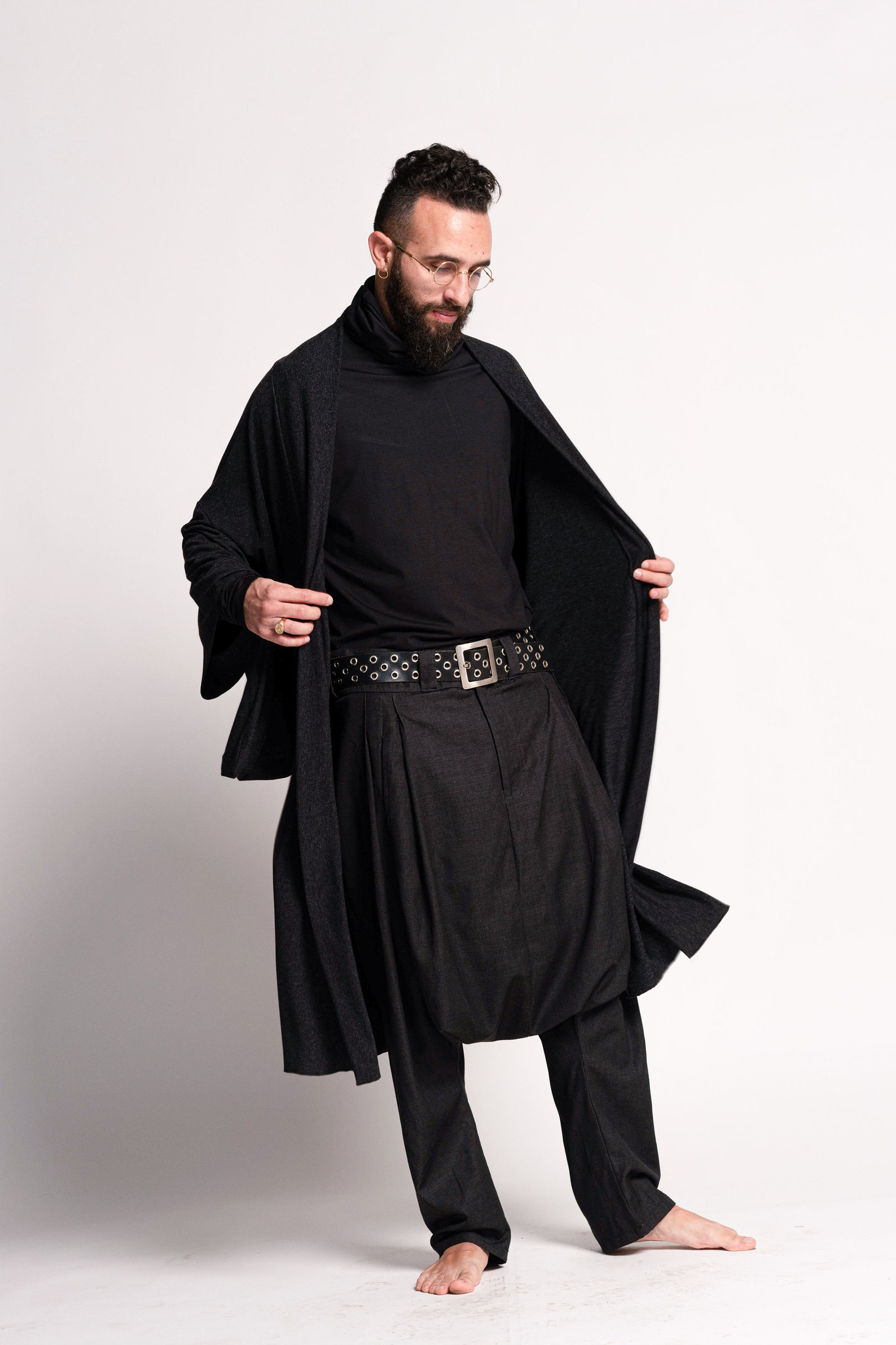 Unisex Japanese Haori, Haori Jacket, Kimono Jacket Haori, Grey Urban ...