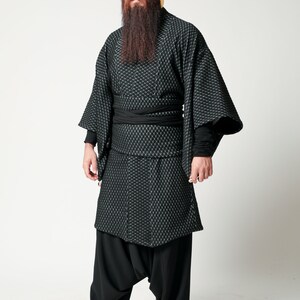 Winter Haori Kimono Jacket for Men, Quilt Haori Coat, gender-neutral coat image 5