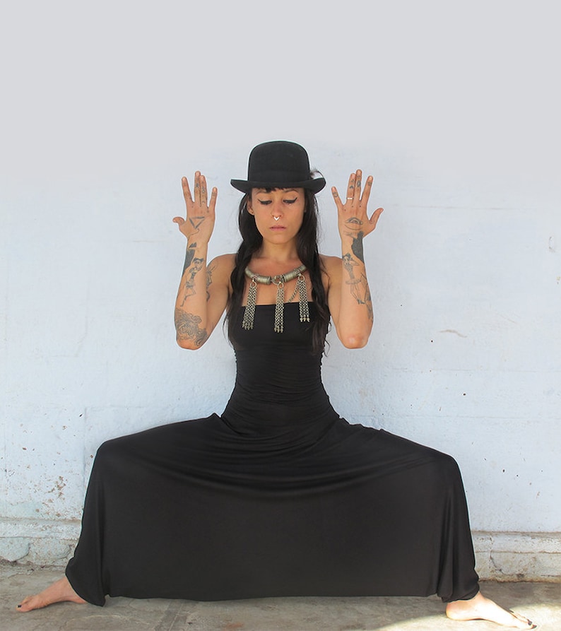 black harem jumpsuit
