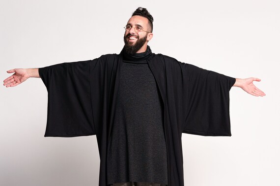 Haori Kimono Jacket for Men - Etsy