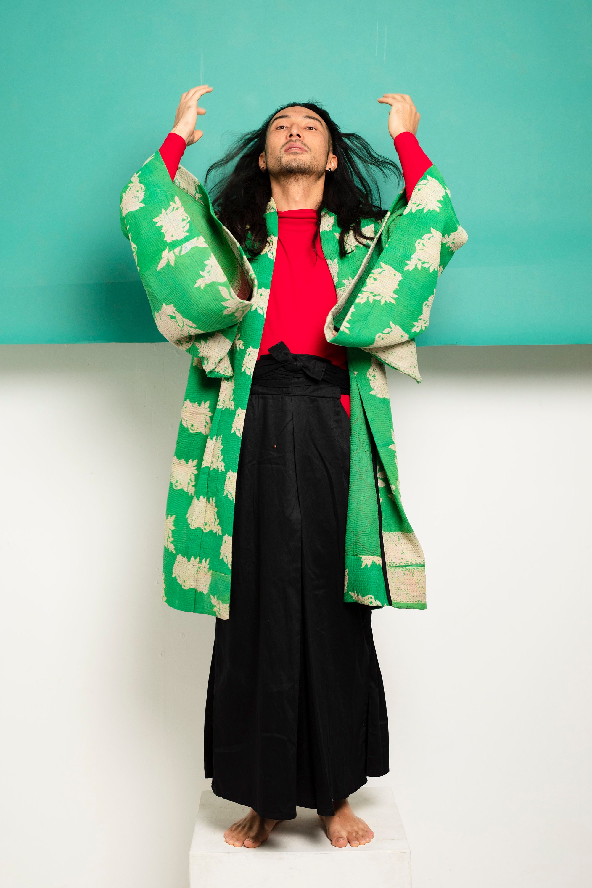 Green haori shop