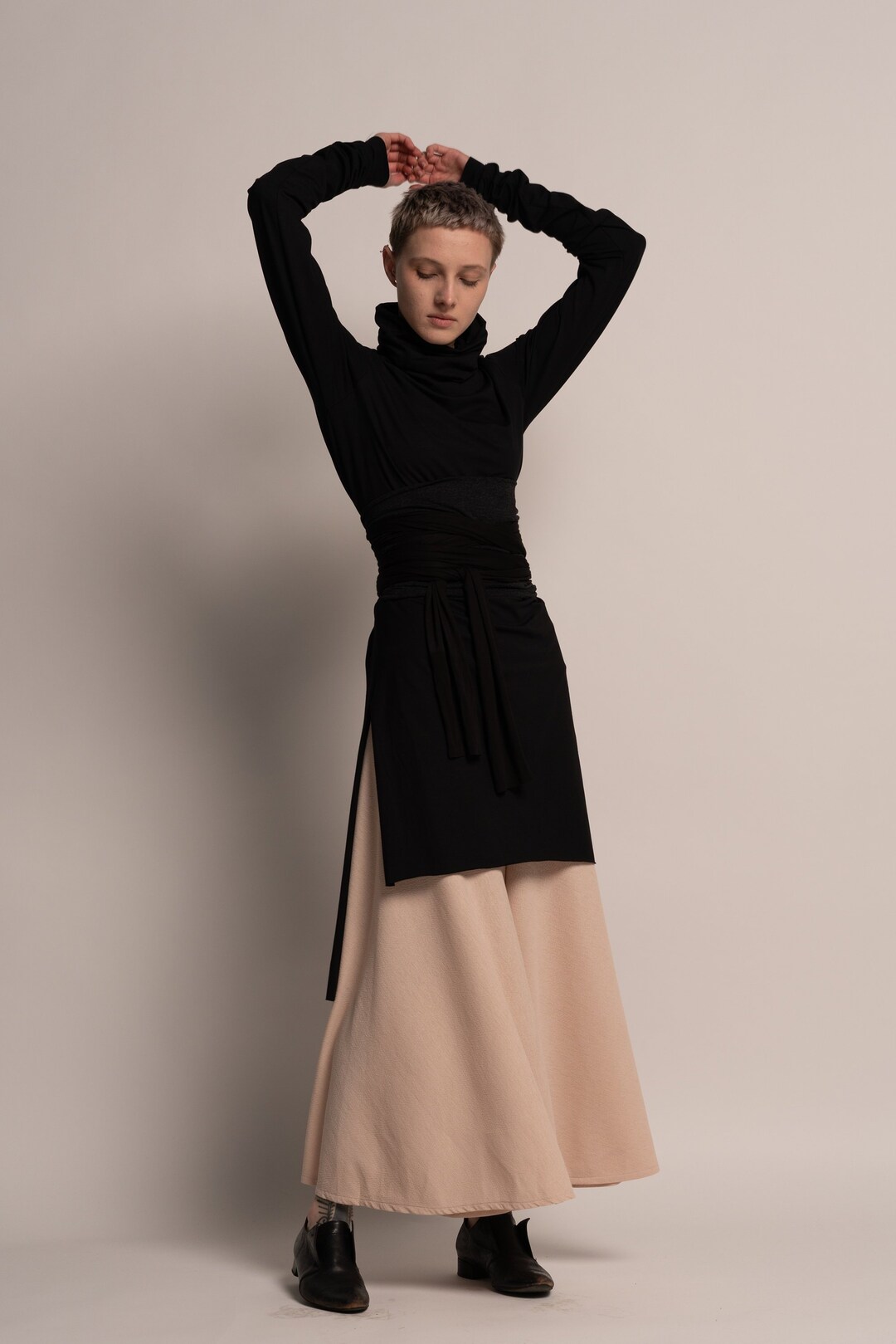 dium. layered bare tunic Black ブラック dium. layered bare tunic Black ブラック - メルカリ