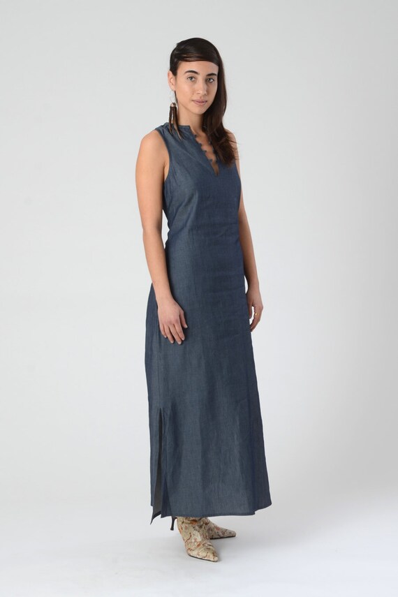 jeans maxi dress