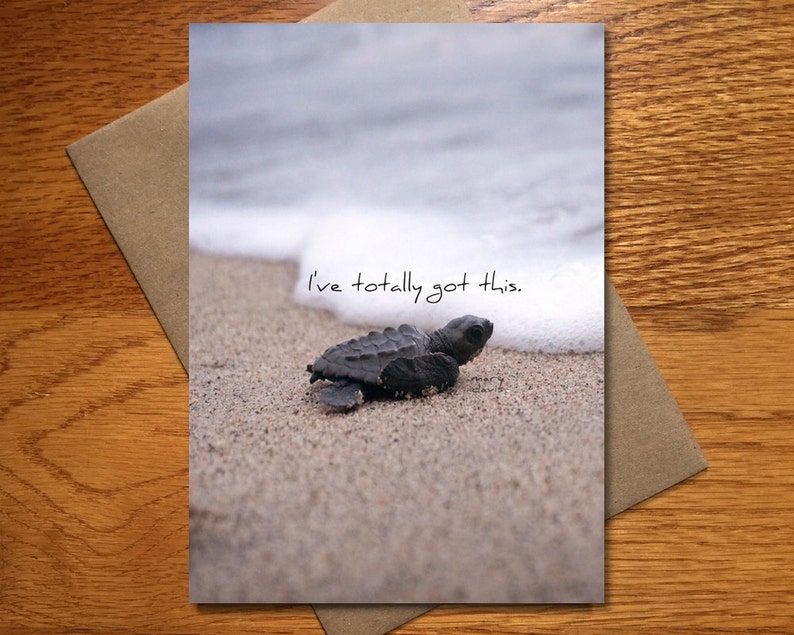 Every Day Spirit I/'ve Totally Got This Card Friend Encouragement Card Funny Graduation Card You Can Do It Card Celebration 5x7