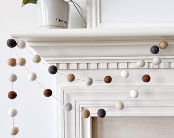 Sweater Weather Felt Ball Garland