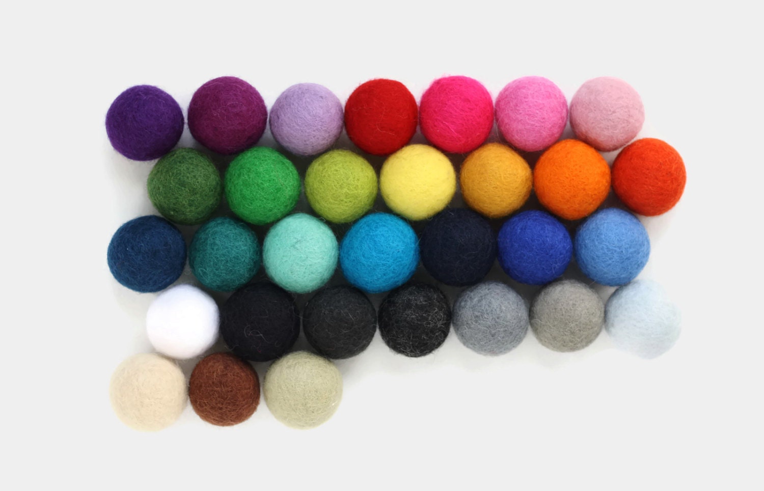 3cm Felt Balls - Felt & Thread  A Pioneer Felt Wool Manufacturer &  Wholesaler