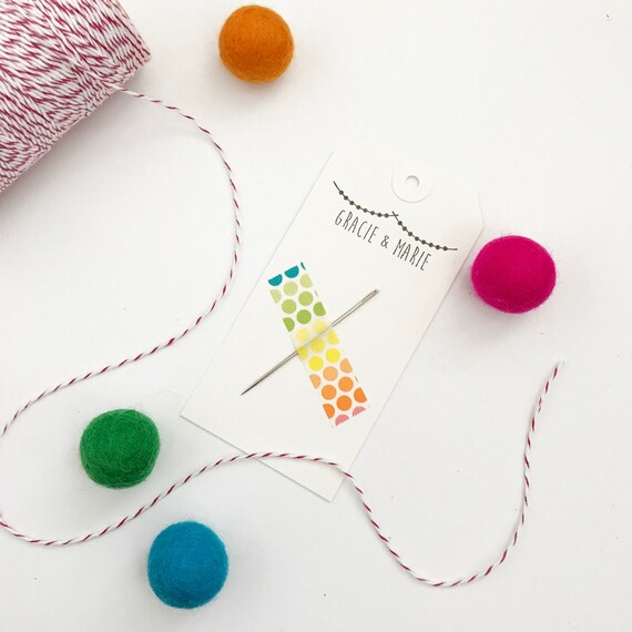 Needle For Stringing Felt Ball Garlands, Darners Needle, Size 18 Darners  Needle