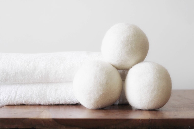 Wool Dryer Balls Ecofriendly and All Natural Laundry Fabric Etsy