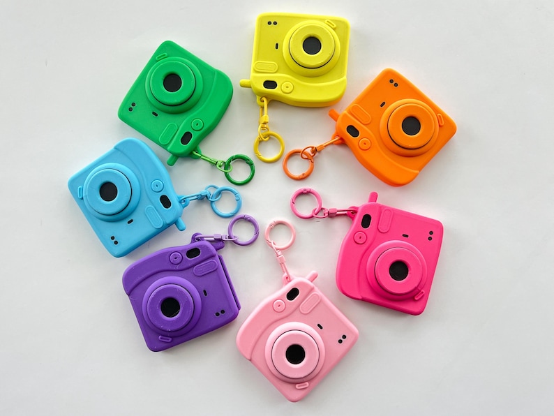 Photo Holder Keychain, Cute Camera Keychain Gift, Memory Keychain - Etsy