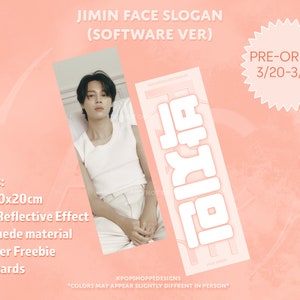 BTS Jimin Face Slogan (Software Ver)