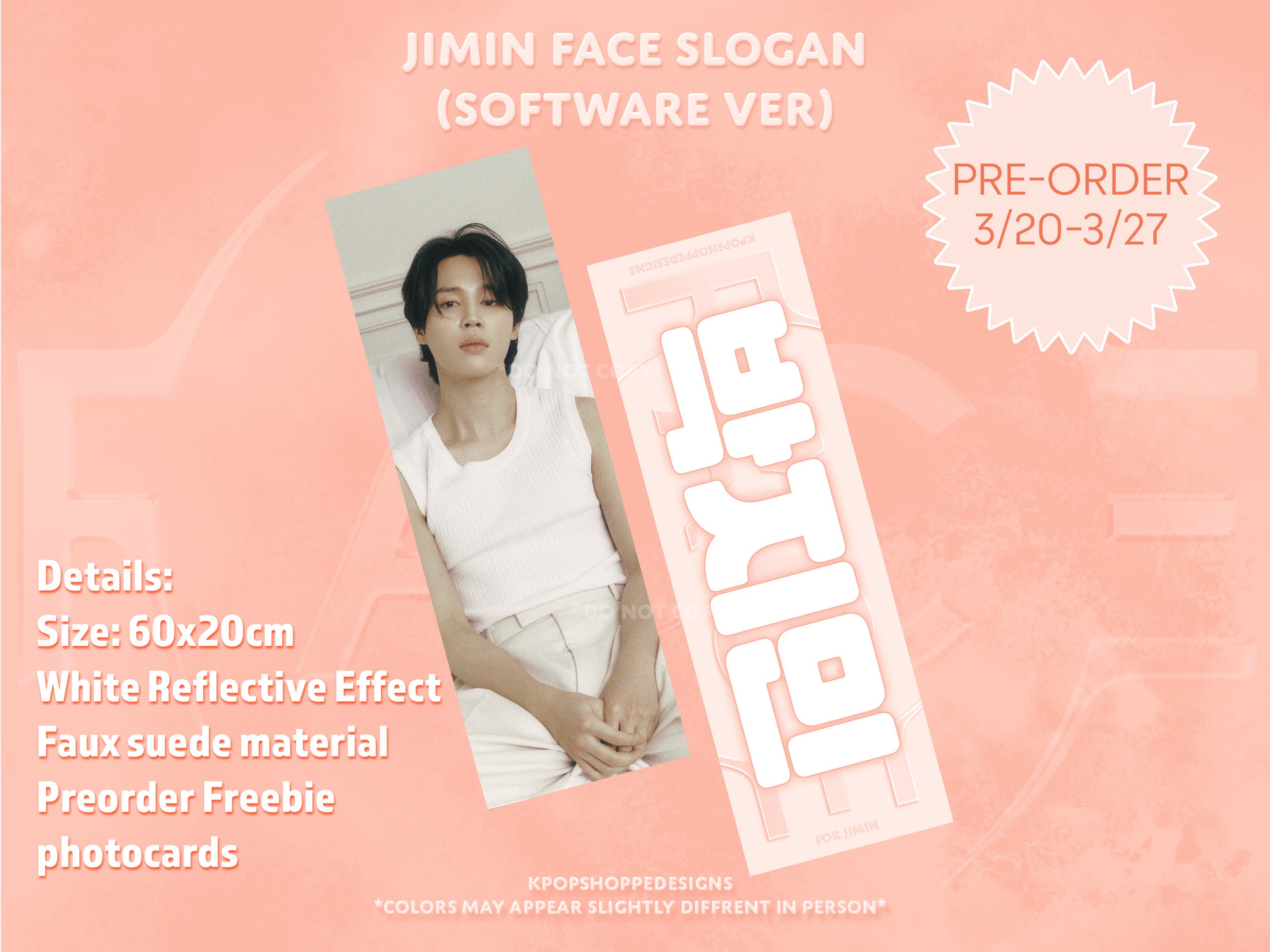 Jimin Slogan - Etsy