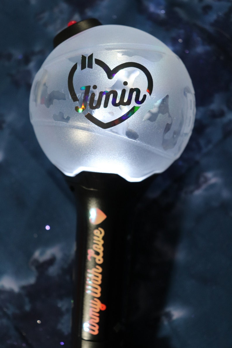 BTS Army Bomb lightstick Heart decal kpop | Etsy