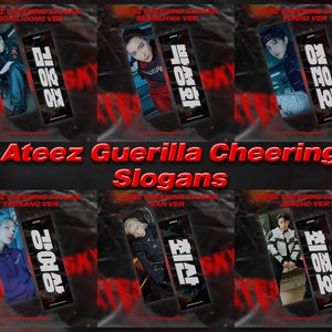 Ateez Guerilla Cheering Slogans