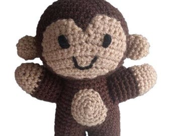 Bananas the Monkey - Printed Crochet Pattern