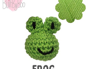 Little Balls of Happy - Frog - Crochet Keyring, Keychain, Collectible