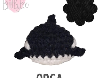Little Balls of Happy - Orca - Crochet Keyring, Keychain, Collectible