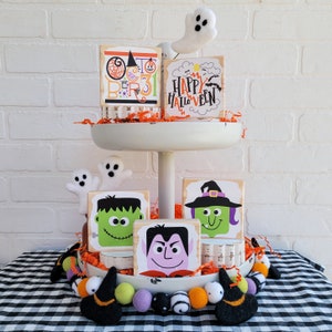 Halloween Mini Signs | Tiered Tray Decor | Mix and Match Halloween Signs | Halloween Decor