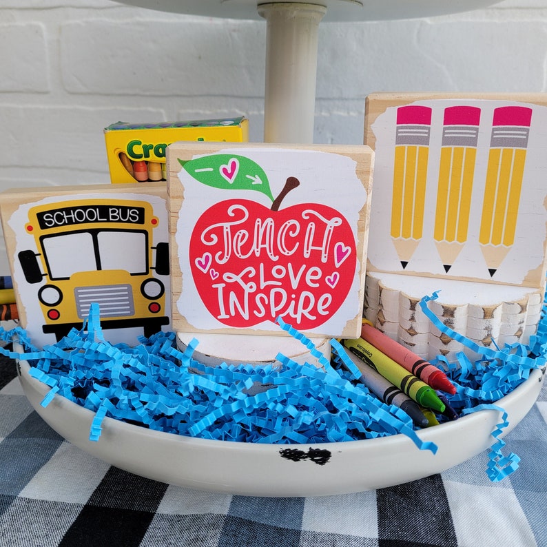 School Mini Signs Mix and Match Choose 2 Designs Set of image 0