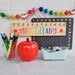 Ruler Teacher Classroom Sign Personalized Teacher Gift Classroom Sign ...
