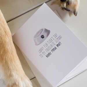 Happy Fur-ther's Day Card | Fathers Day | Dog Dad Day | Cat Dad | Fur Dad's | Dad Gifts