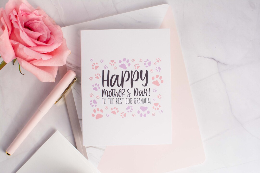 Dog Mothers Day Card | Dog Grandma | From the Dog Card | Dogma | Gifts ...