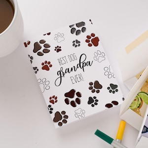 Carte de grand-père pour chien | Meilleur(e) grand-père | | de cartes PawPaw Cartes de fête des Pères | Meilleure carte de grand-père pour chien | Carte de vœux du dog | Carte de jour Furthers
