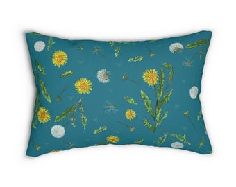 Dandelion Spun Polyester Lumbar Pillow