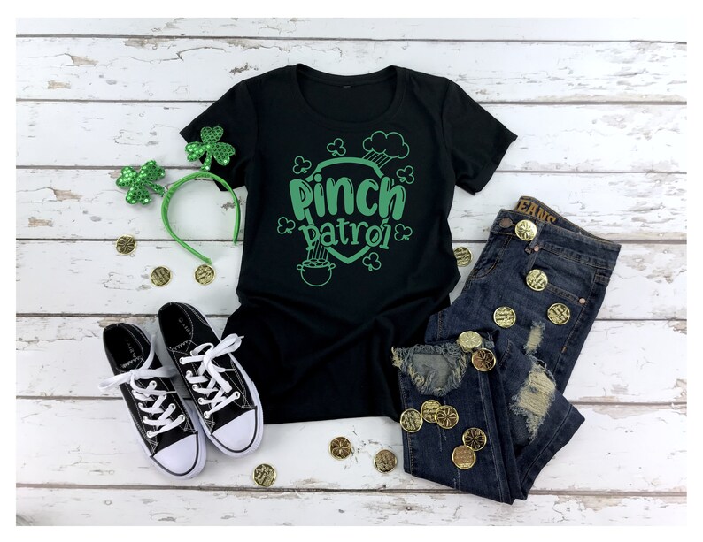 Pinch Patrol Black TShirt Pinch Patrol St Patricks Day Boy Saint Patricks Day Lucky