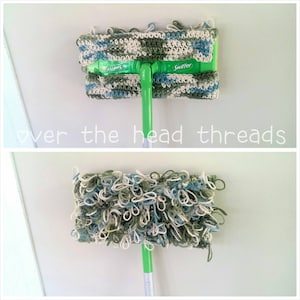 Mop Cover Crochet Pattern, Eco-Friendly, Reusable Wet Duster, Cotton Yarn, Crochet Pattern, Swiffer Cover, crochet duster,  digital download