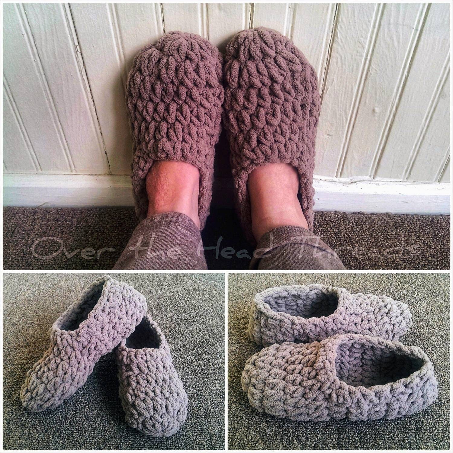 Oh so Slippers Yarn Crochet Slipper - Etsy