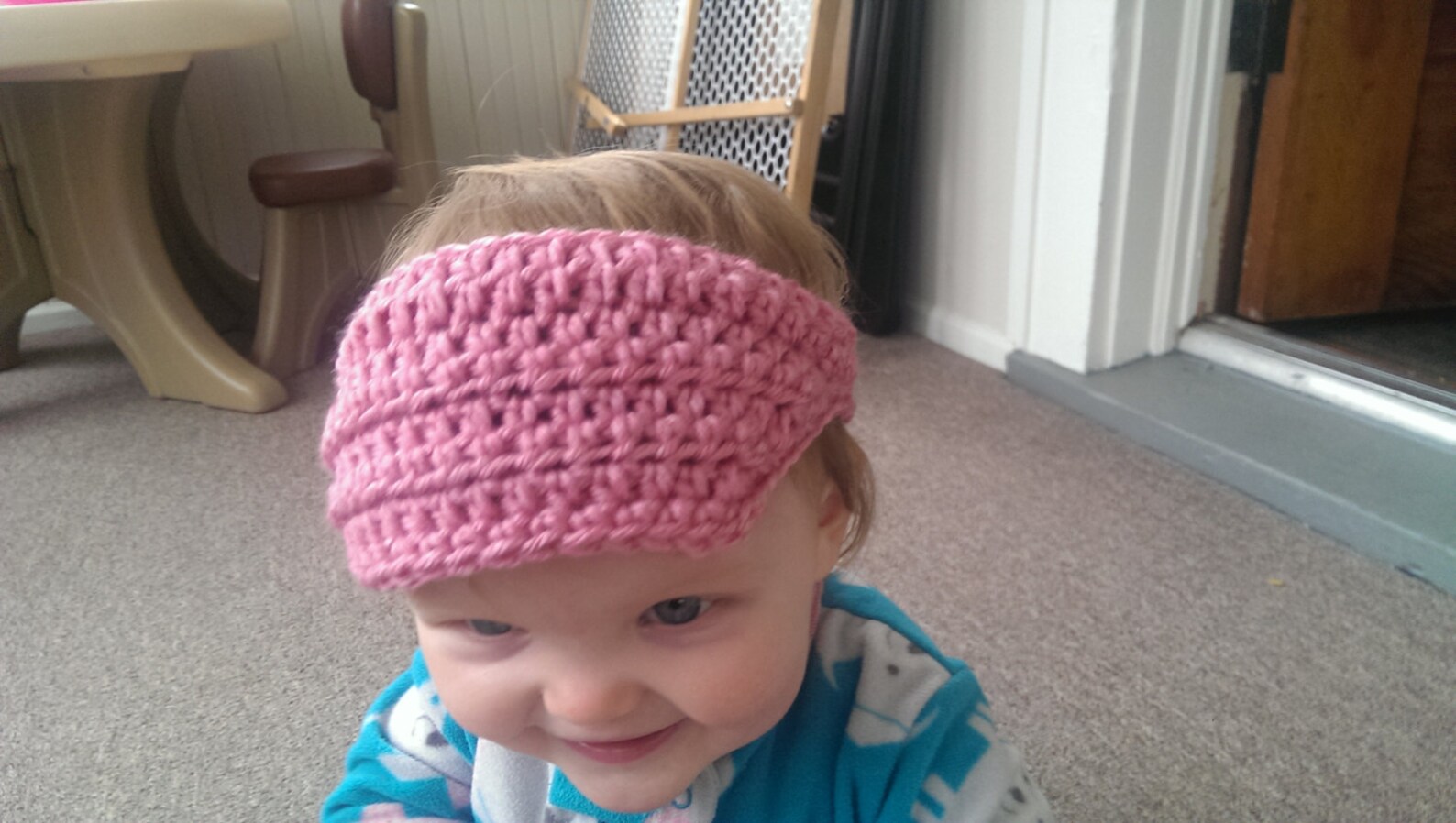 Toddler Sun Visor Crochet Pattern Only Baby Brimmed Hat Etsy