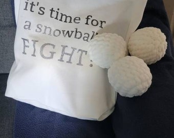 Crochet Snowball Pattern, Crochet Pattern Only, Digital Download, Snowball Fight Kit Printables, DIY snowballs, crocheted snowballs, pdf