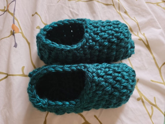 Elisa Slippers Crochet Pattern Only Chunky Slipper -